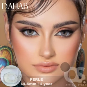 DAHAB Perle Color Contact Lens, Disposable cosmetic eye lens