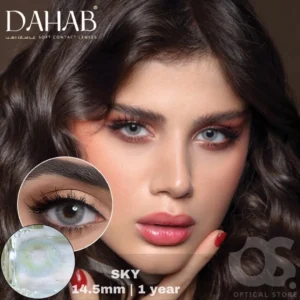 DAHAB Sky Color Contact Lens, Disposable cosmetic eye lens
