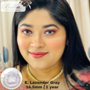 Bella Elite Lavender Grey Color Contact Lens, Disposable cosmetic eye lens