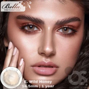 Bella Elite Wild Honey Color Contact Lens, Disposable cosmetic eye lens