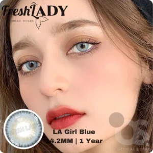 Freshlady LA Girl Blue Color Contact Lens, Disposable cosmetic eye lens