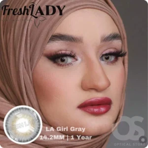 Freshlady LA Girl Gray Color Contact Lens, Disposable cosmetic eye lens