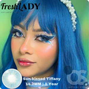 Freshlady Sun-kissed Tiffany Color Contact Lens, Disposable cosmetic eye lens