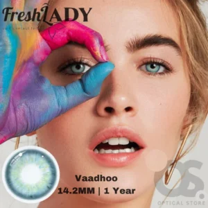 Freshlady Vaadhoo white Color Contact Lens, Disposable cosmetic eye lens