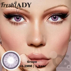 Freshlady Grape white Color Contact Lens, Disposable cosmetic eye lens