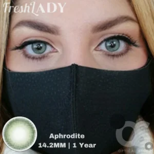 Freshlady Godness Veil Aphrodite white Color Contact Lens, Disposable cosmetic eye lens