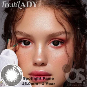Freshlady Spotlight Fame white Color Contact Lens, Disposable cosmetic eye lens