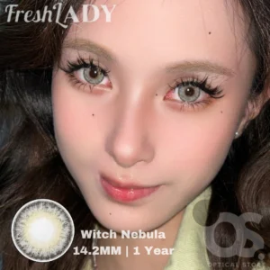 Freshlady Witch Nebula white Color Contact Lens, Disposable cosmetic eye lens