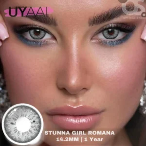 UYAAI Stunna Girl Romana Color Contact Lens, Disposable cosmetic eye lens