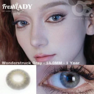 Freshlady Wonderstruck Gray Color Contact Lens, Disposable cosmetic eye lens
