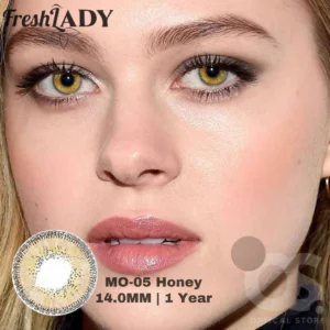 Freshlady Honey Color Contact Lens, Disposable cosmetic eye lens