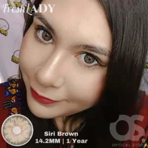 Freshlady Siri Brown Color Contact Lens, Disposable cosmetic eye lens
