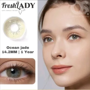 Freshlady Ocean jade Color Contact Lens, Disposable cosmetic eye lens