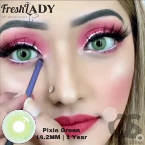 Freshlady Pixie Green Color Contact Lens, Disposable cosmetic eye lens
