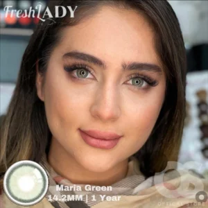 Freshlady Maria Green Color Contact Lens, Disposable cosmetic eye lens