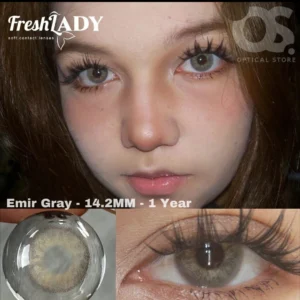 Freshlady Emir Gray Color Contact Lens, Disposable cosmetic eye lens
