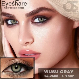 EYESHARE Wusu Gray Color Contact Lens, Disposable cosmetic eye lens